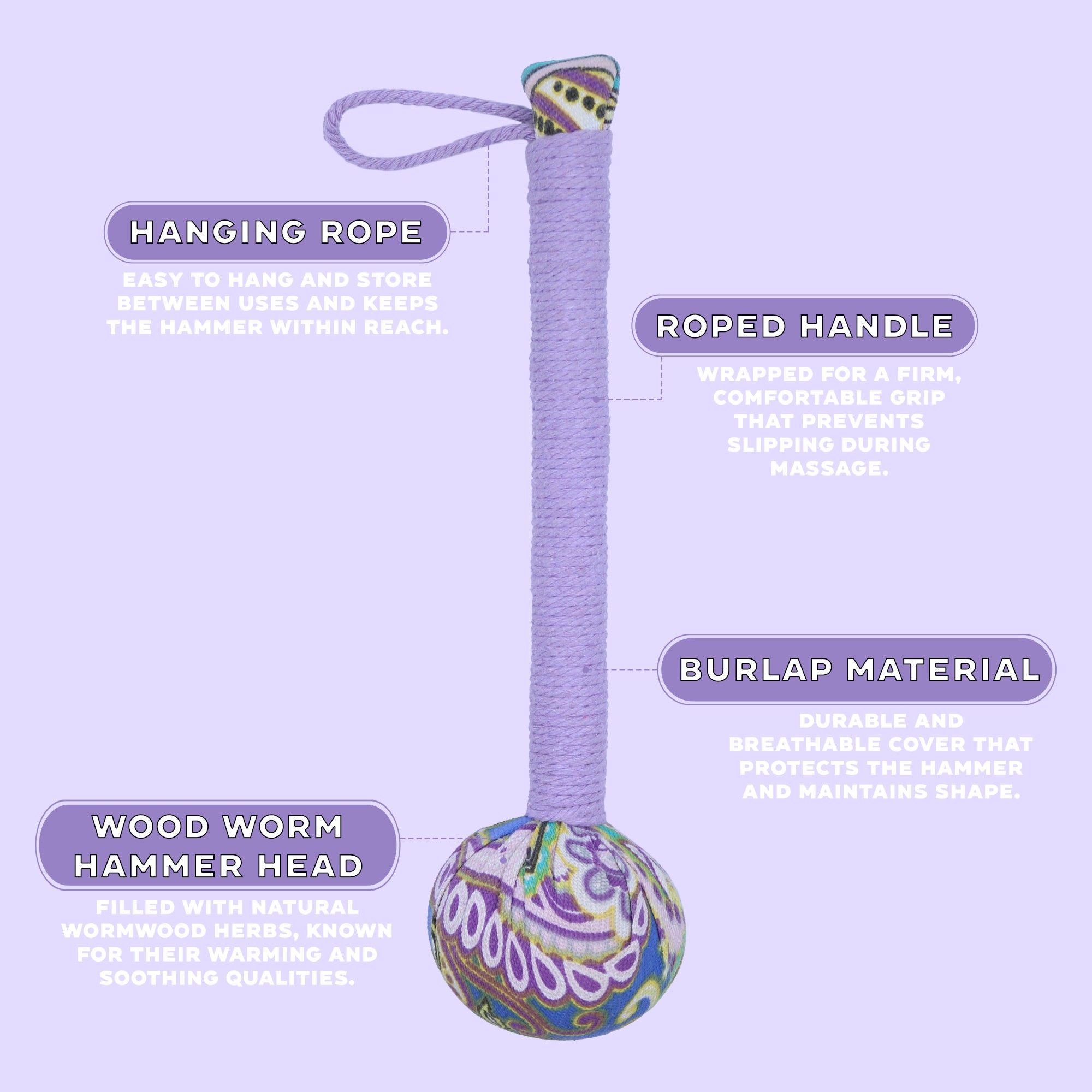 Masajeador de ajenjo - lavanda