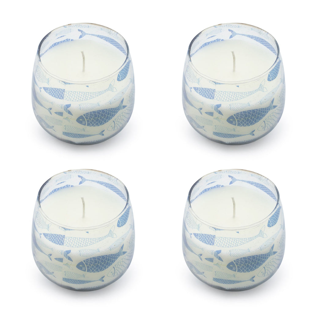Velas en frascos de vidrio pequeños - Seabreeze