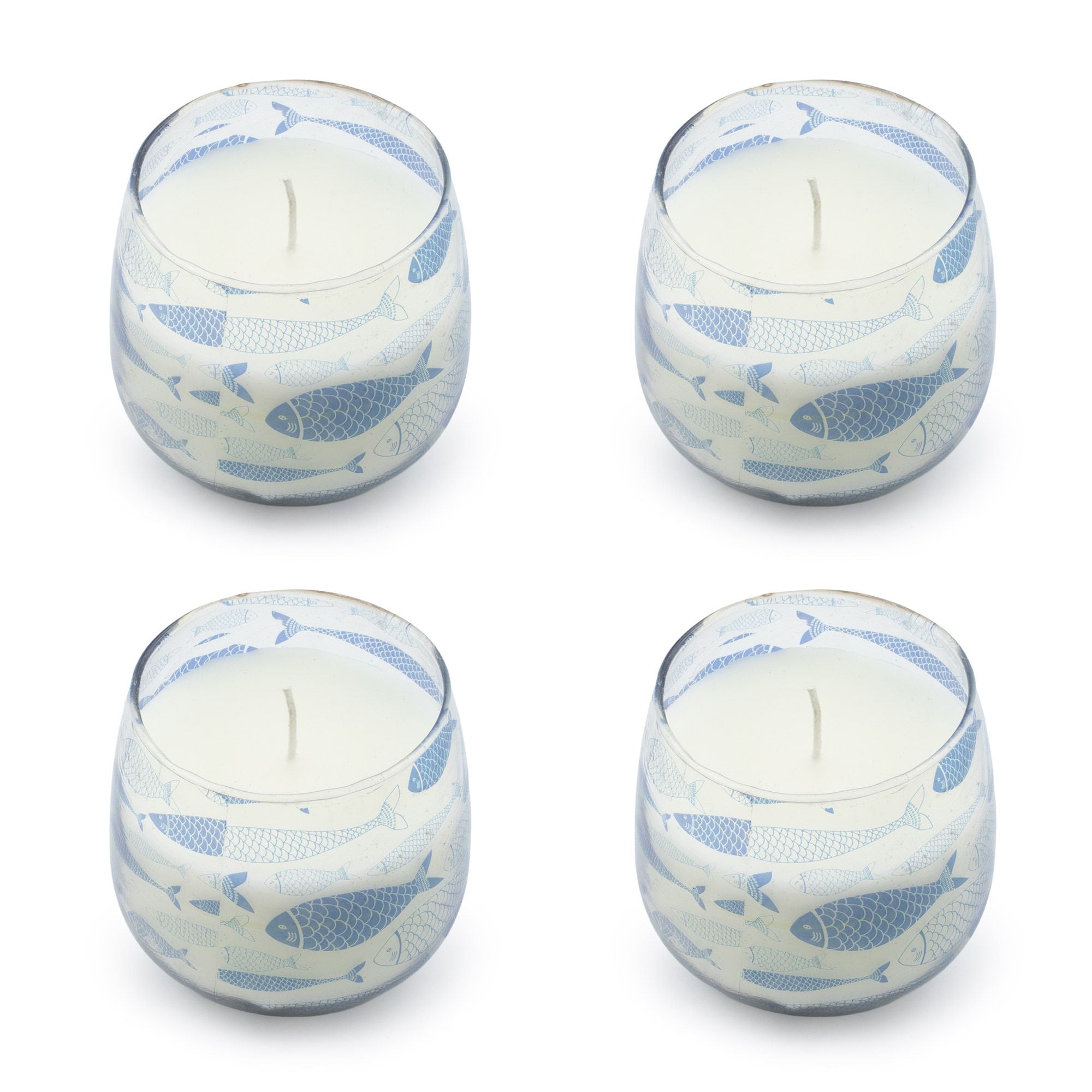 Velas en frascos de vidrio pequeños - Seabreeze