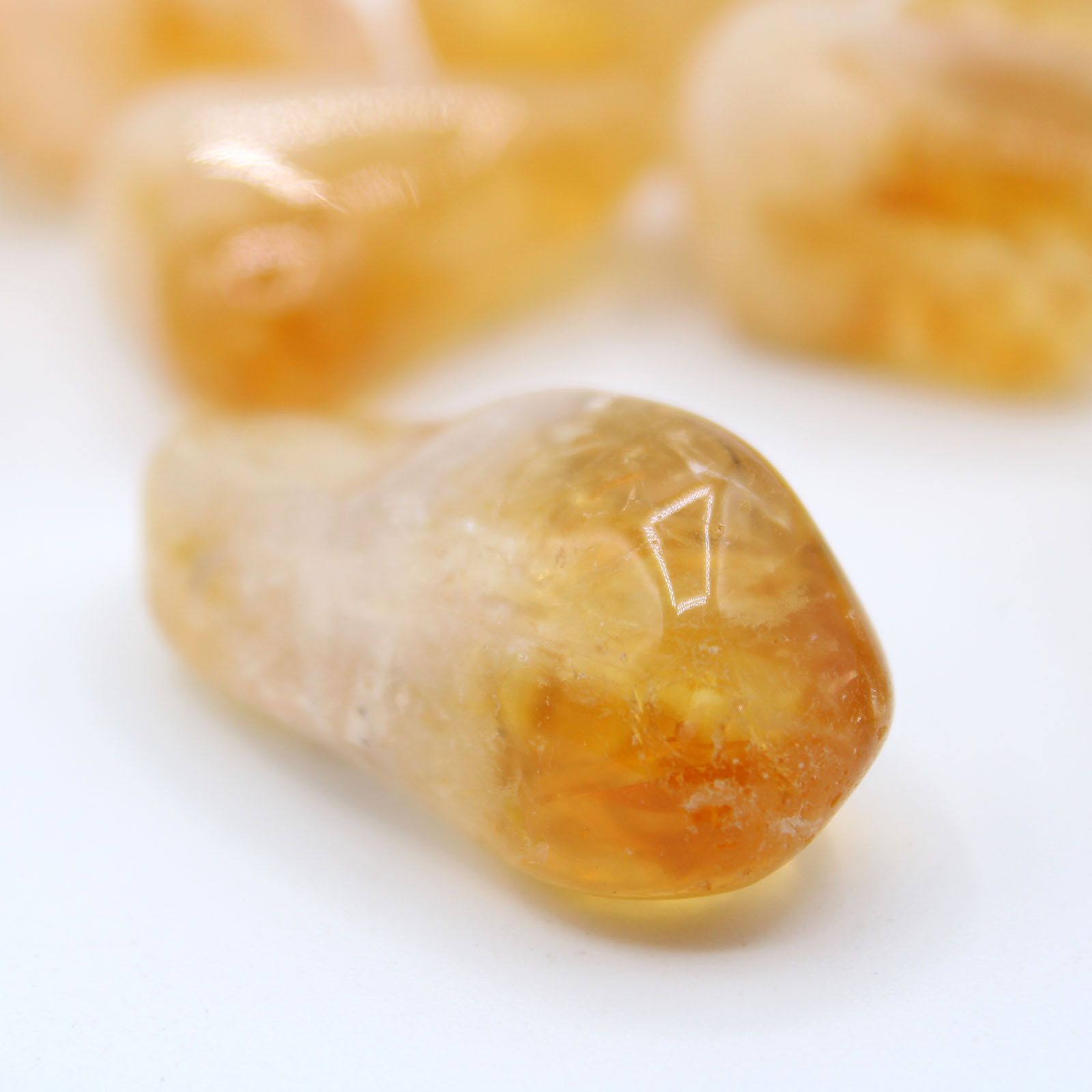 L Tumble Stones - Citrine - Brasil
