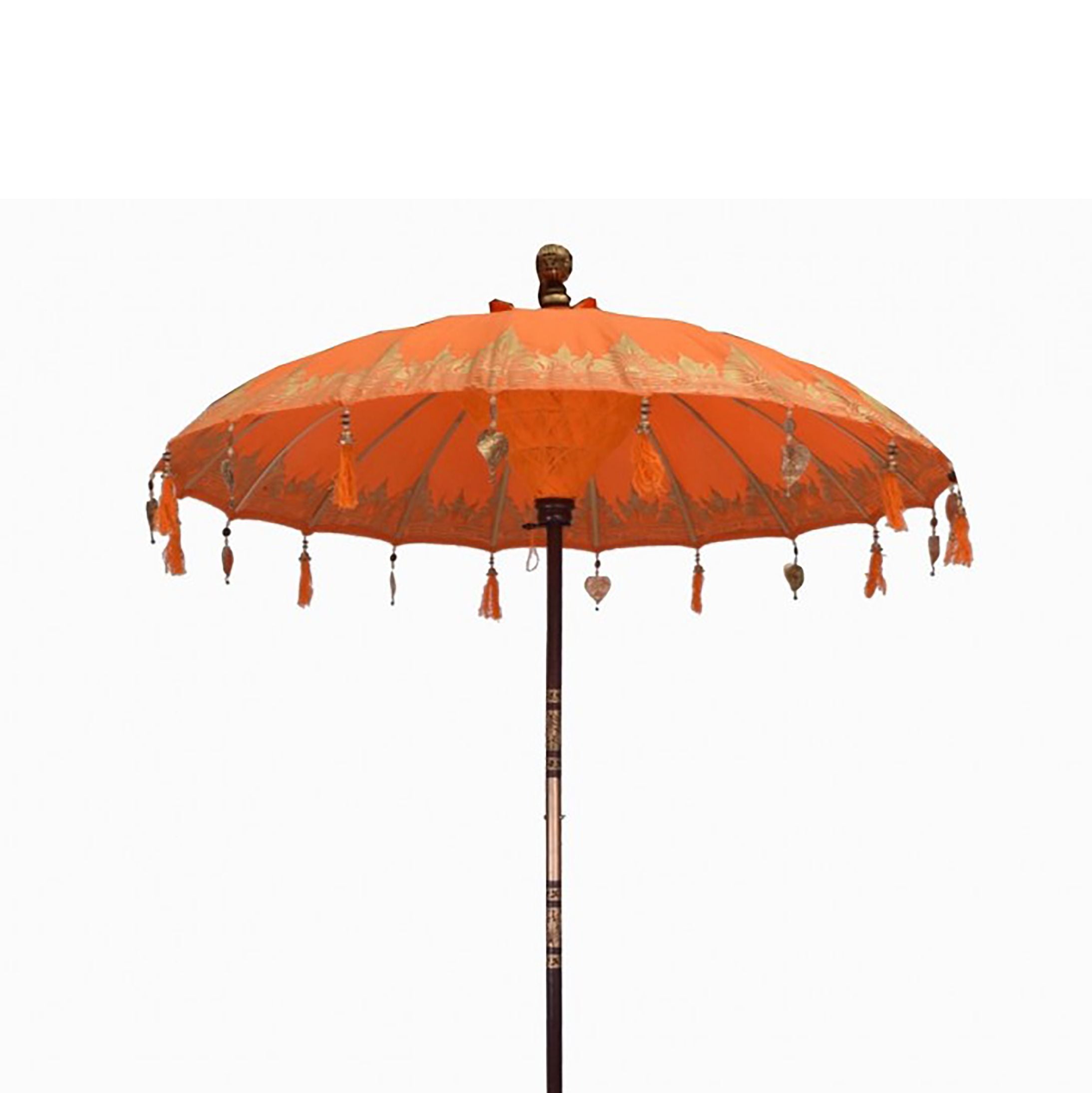 Parasol de patio Bali - Algodón - Decoración naranja - 1,5 m