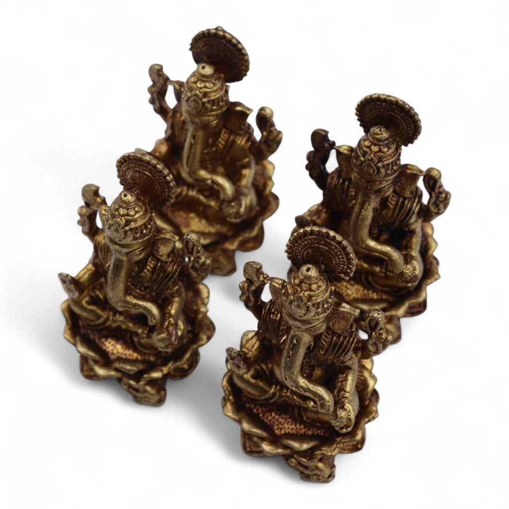 Dioses en miniatura de latón - Ganesha (52 g) - 49 mm