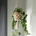 Macetero de Macrame - Doble