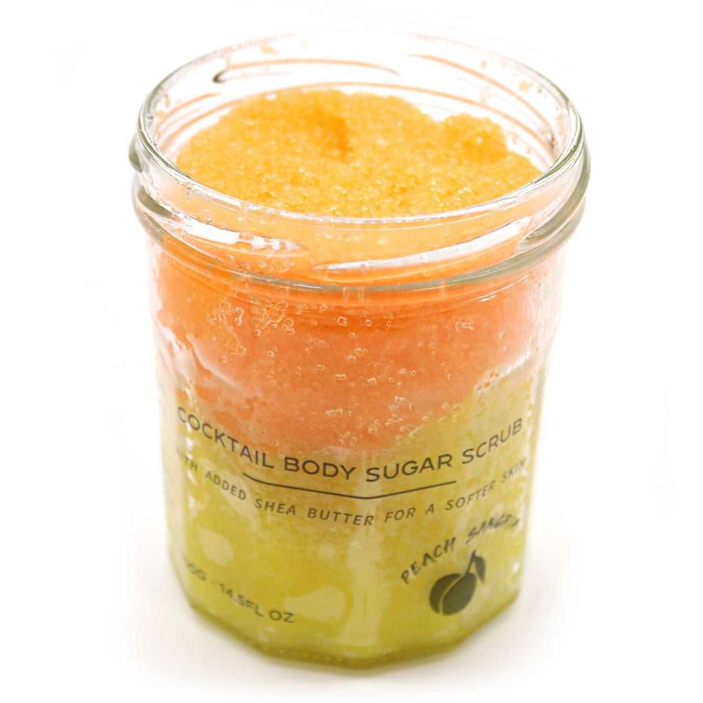 Exfoliante corporal de azúcar perfumado - Sangría de melocotón 300 g