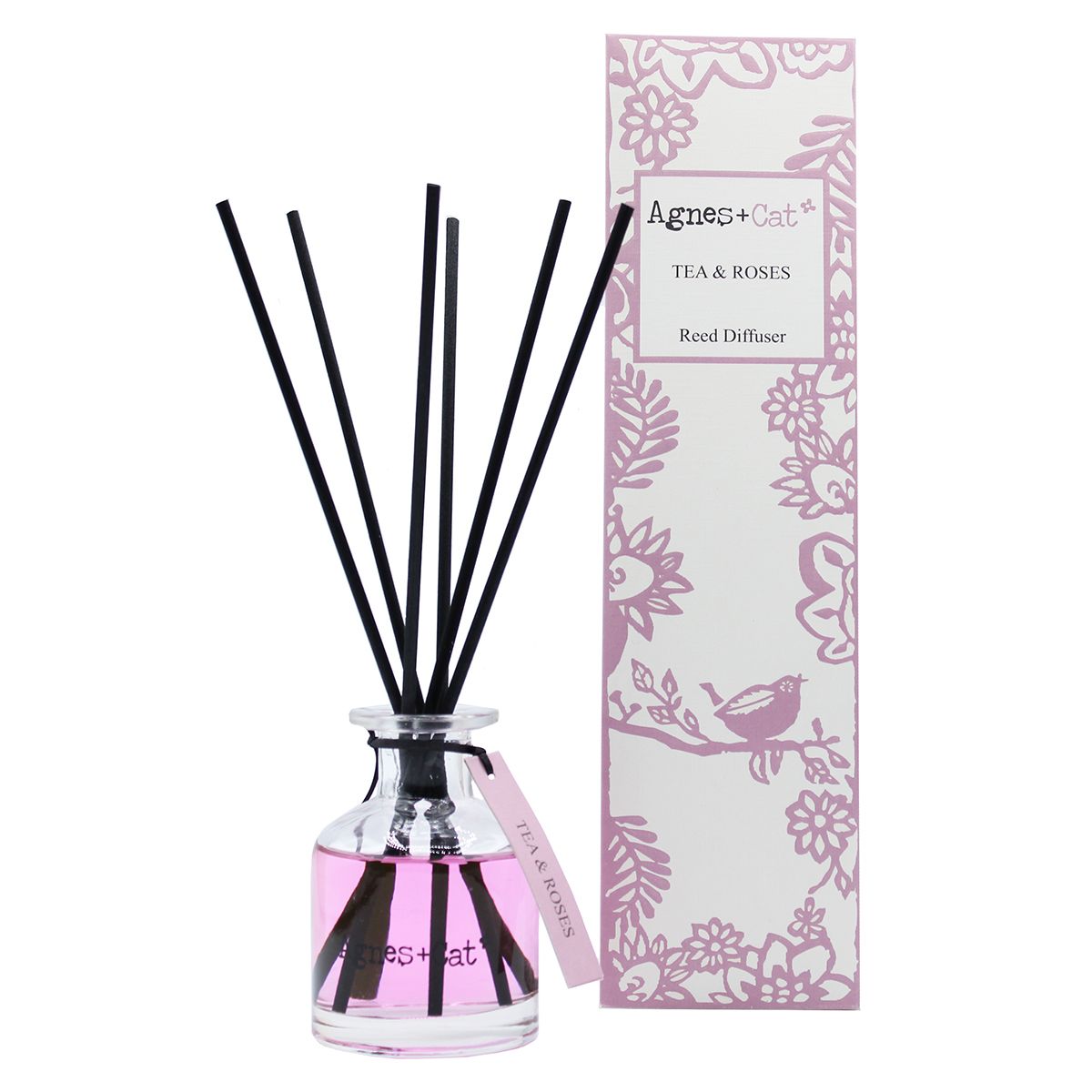 Difusor de caña de 140 ml - Té y Rosas