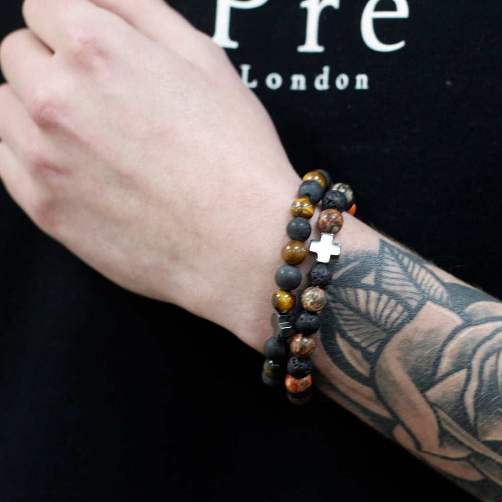 2 Pulseras con Piedras Preciosas - Protección