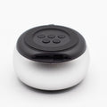 Altavoz mini plateado con efecto de iluminación Mandela