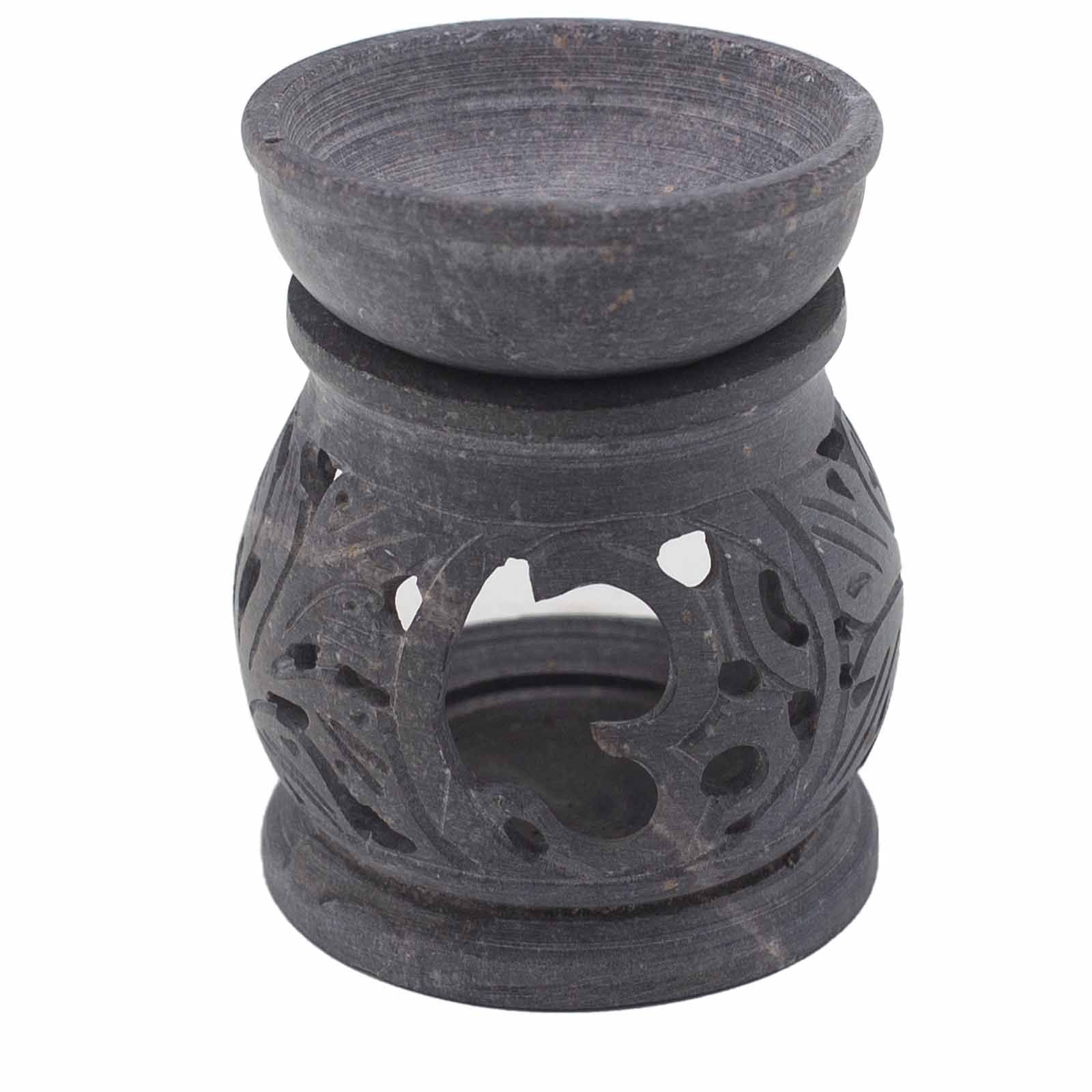 Quemador de aceite pequeño de esteatita 8cm - Om