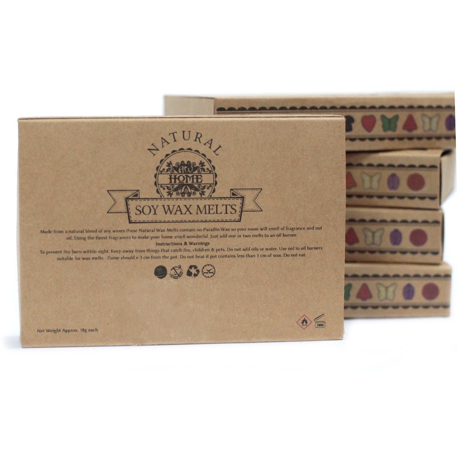 Caja de 6 cera de Soja - Café