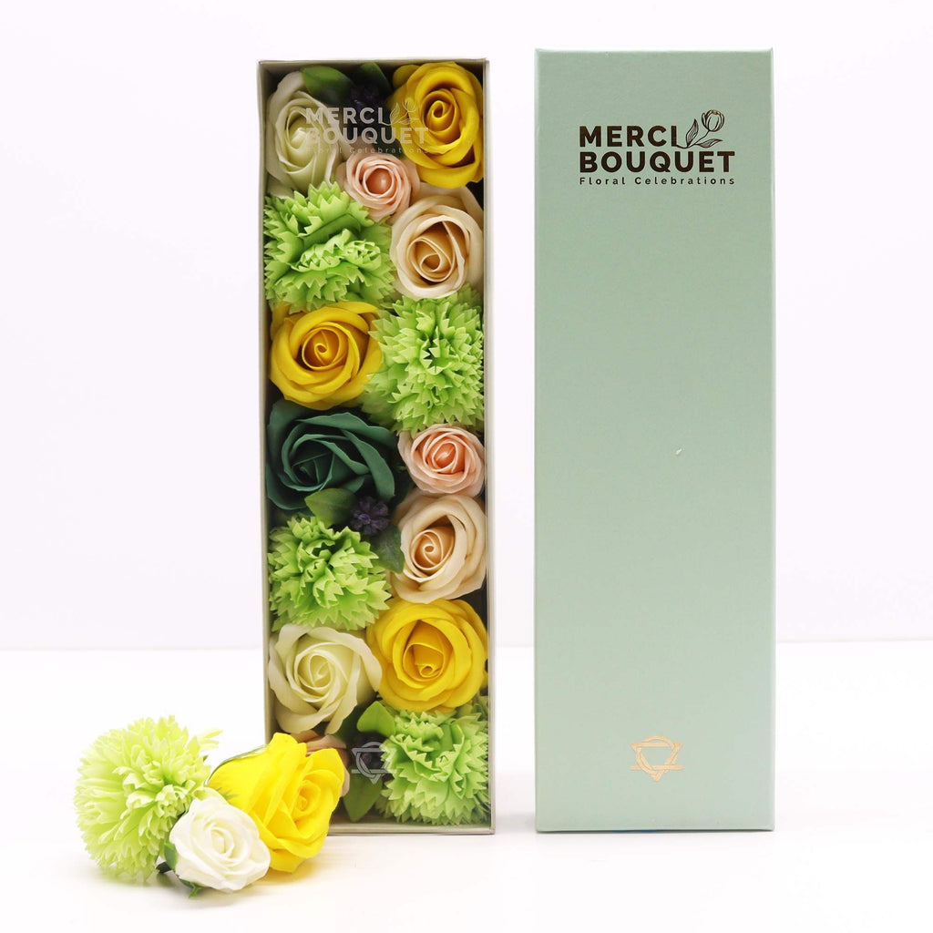 Caja Larga - Celibraciones de Primavera - Amarillo y Verdes