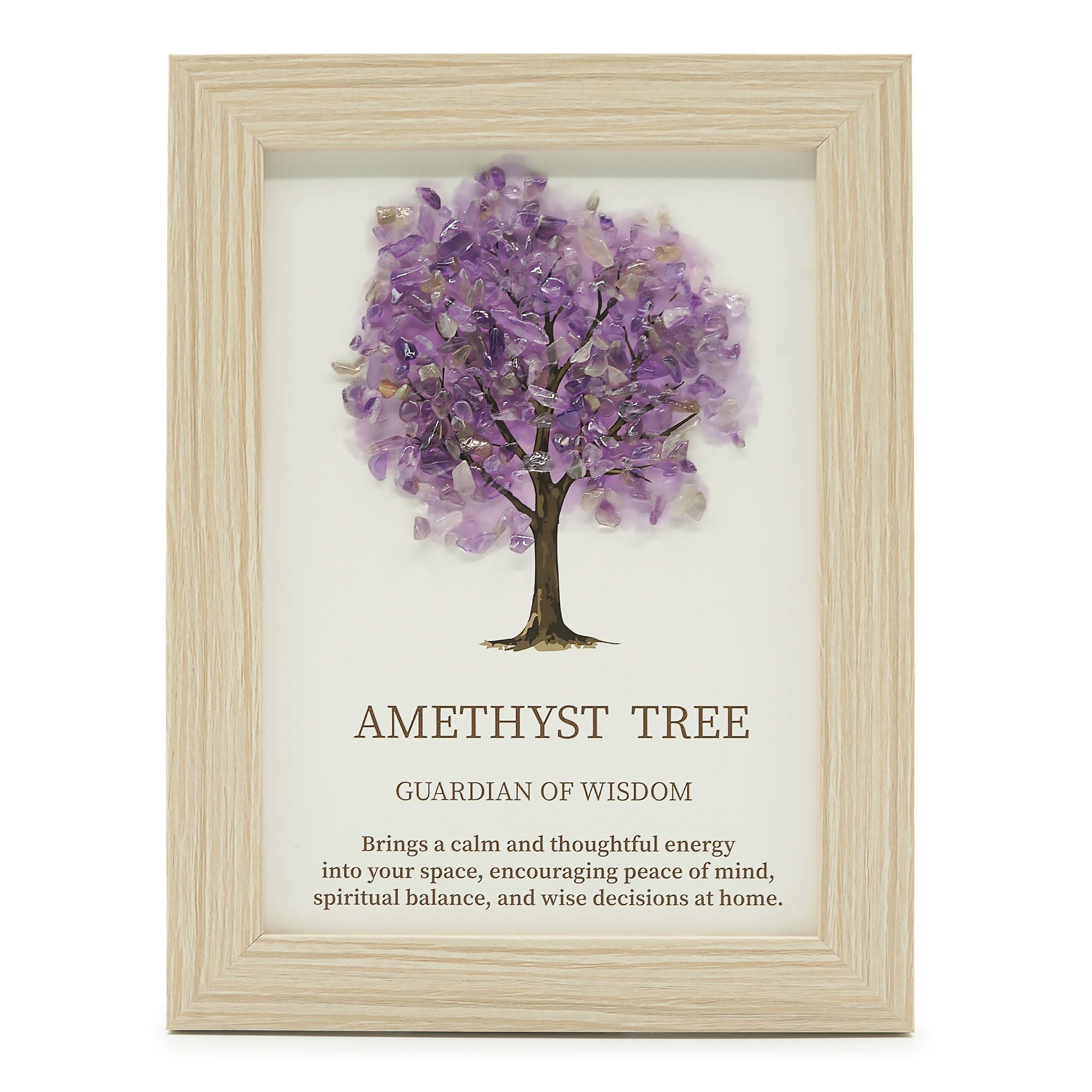 Imagen de piedra preciosa - Árbol de la Vida - Amatista (20x14.7x1cm)
