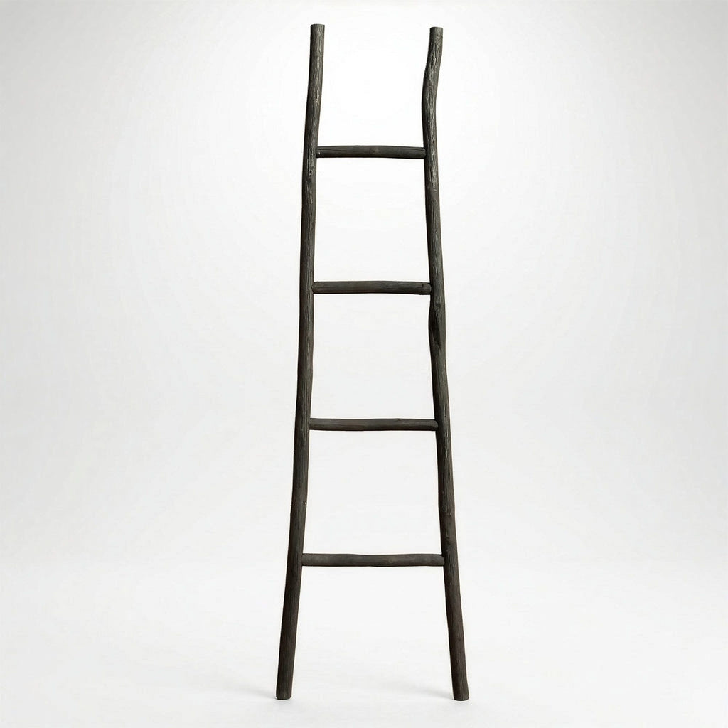 Gran escalera de madera Kemu - 1,5 m - Negro - Estilo japonés