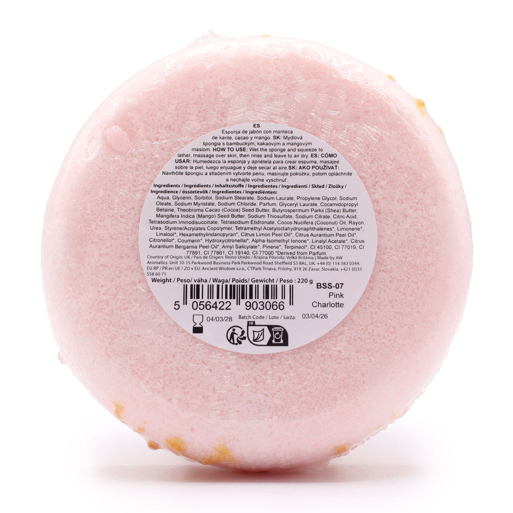 Jabón de burbujas de mantequilla - Rosa Charlotte