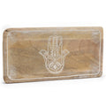 Bandeja larga 30x15x2,5cm - Hamsa Blanco