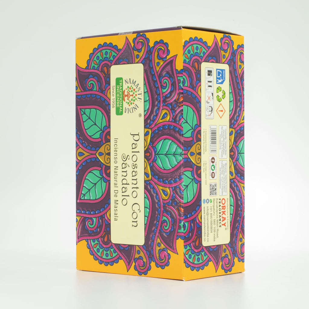 Namaste Mandala Masala Incienso - Palo Santo con Sándalo
