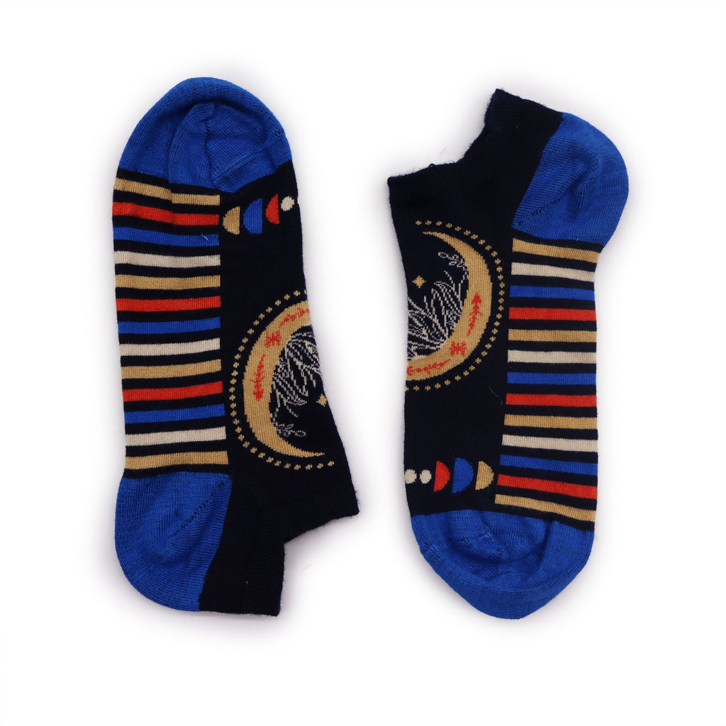 Calcetines bajos de bambú Hop Hare S/M (36-40) - Fases lunares
