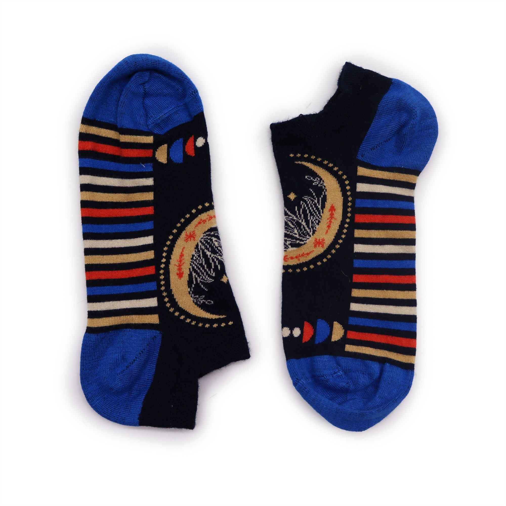 Calcetines bajos de bambú Hop Hare S/M (36-40) - Fases lunares