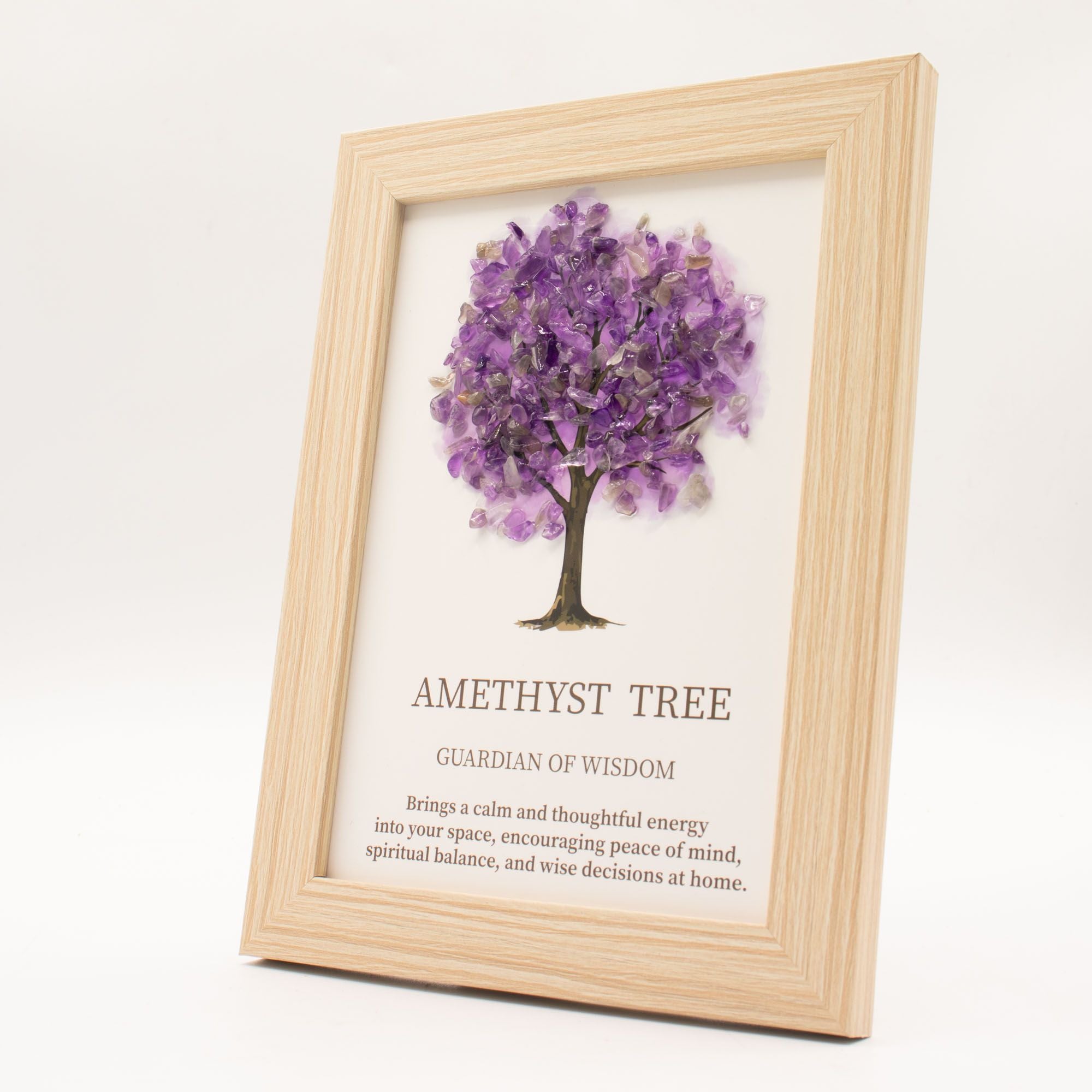 Imagen de piedra preciosa - Árbol de la Vida - Amatista (20x14.7x1cm)