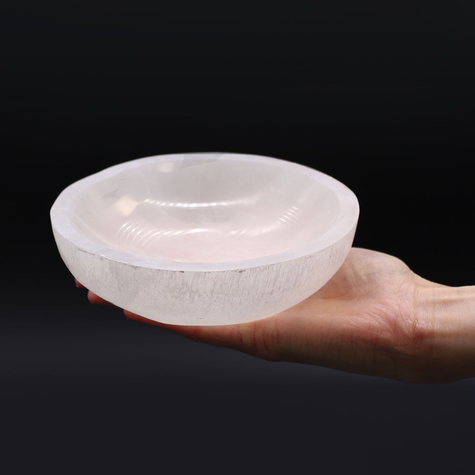 Cuenco Redondo de selenita - 15cm
