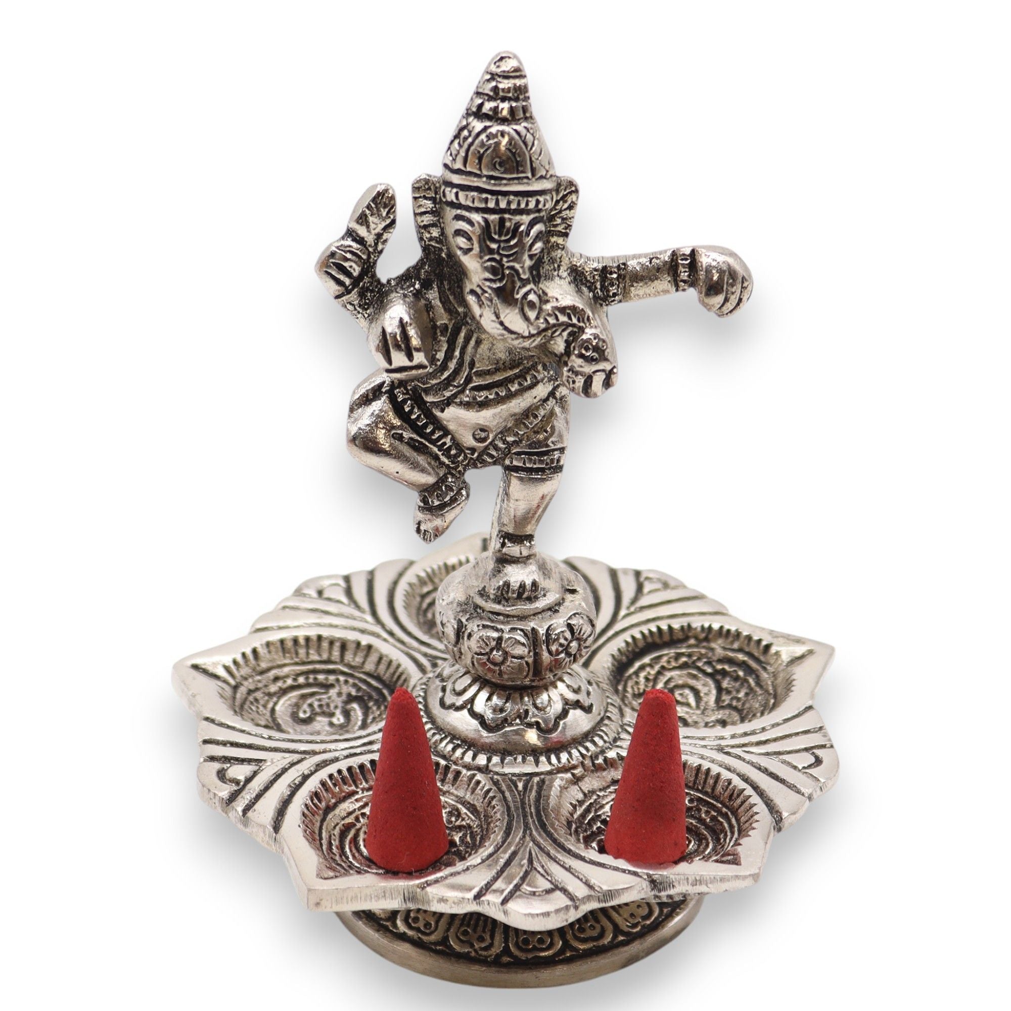 Porta-incienso Ganesha Danzante 14x10cm