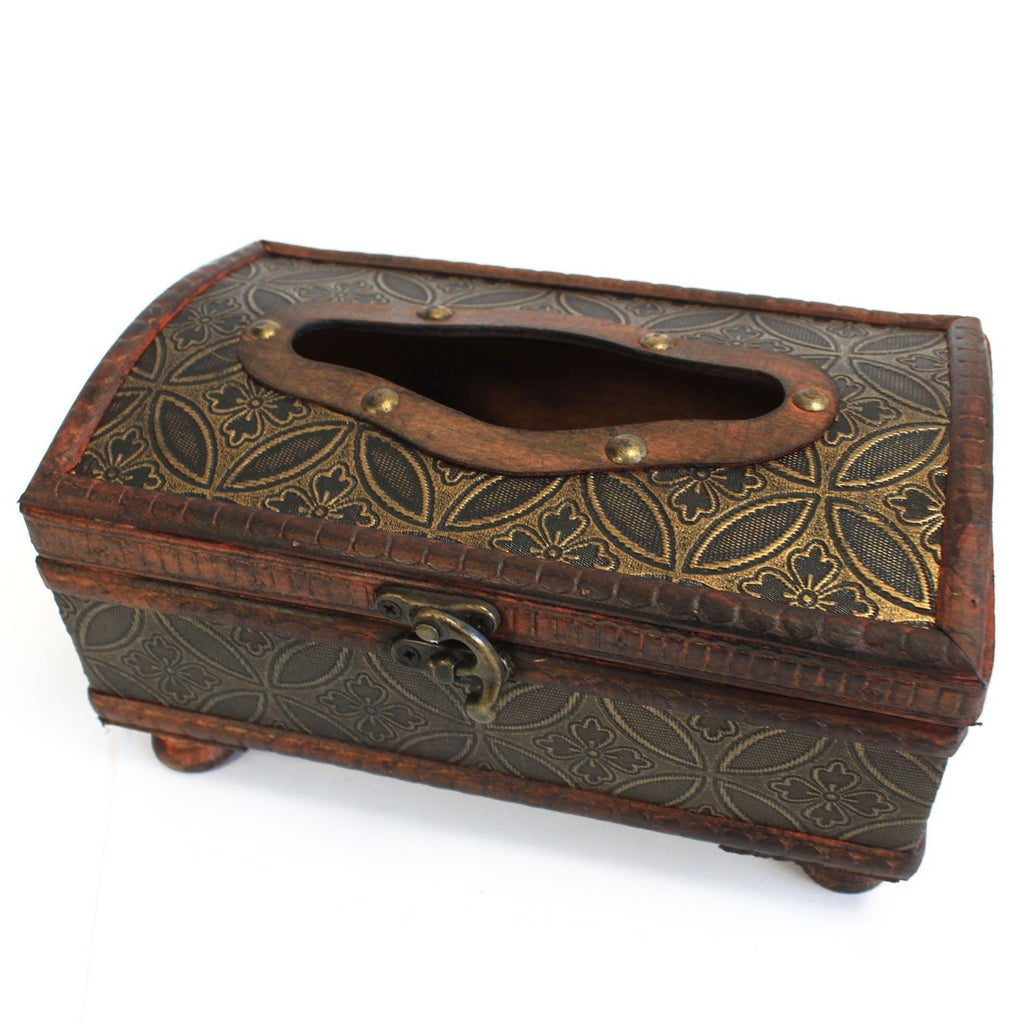 Caja de pañuelos Classic Glamour con Patas