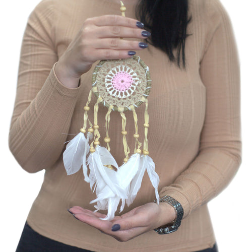 Atrapasueños-Macramé Azul 9cm (Colores Surtidos)