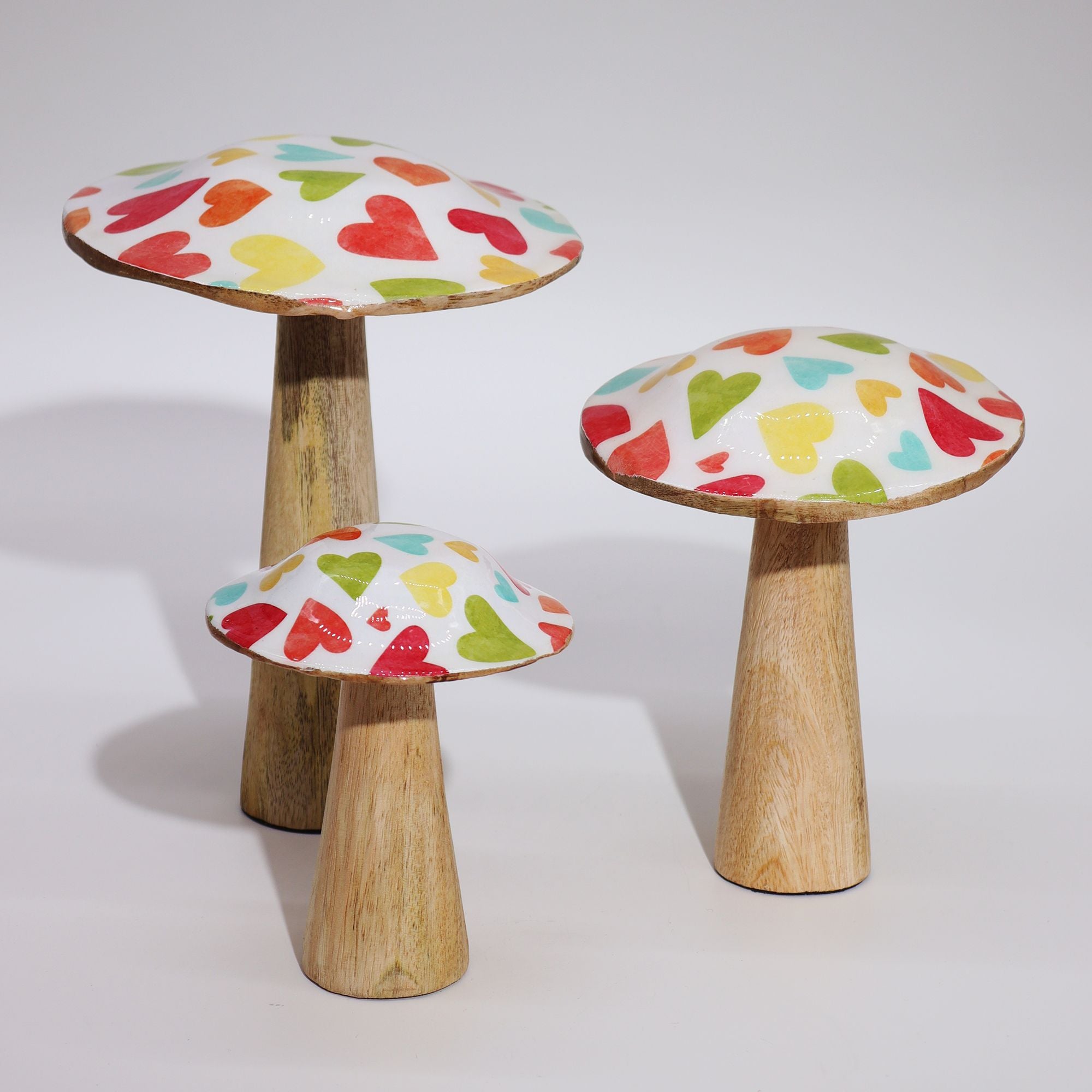 Seta Mediana - 15cm - Corazones Pastel