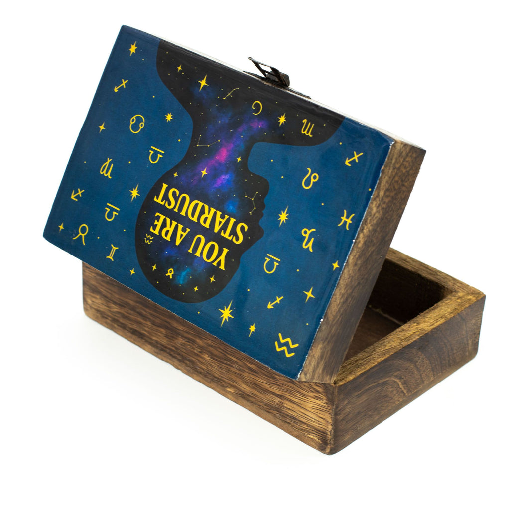 Caja esmaltada mediana  - Eres polvo de estrellas