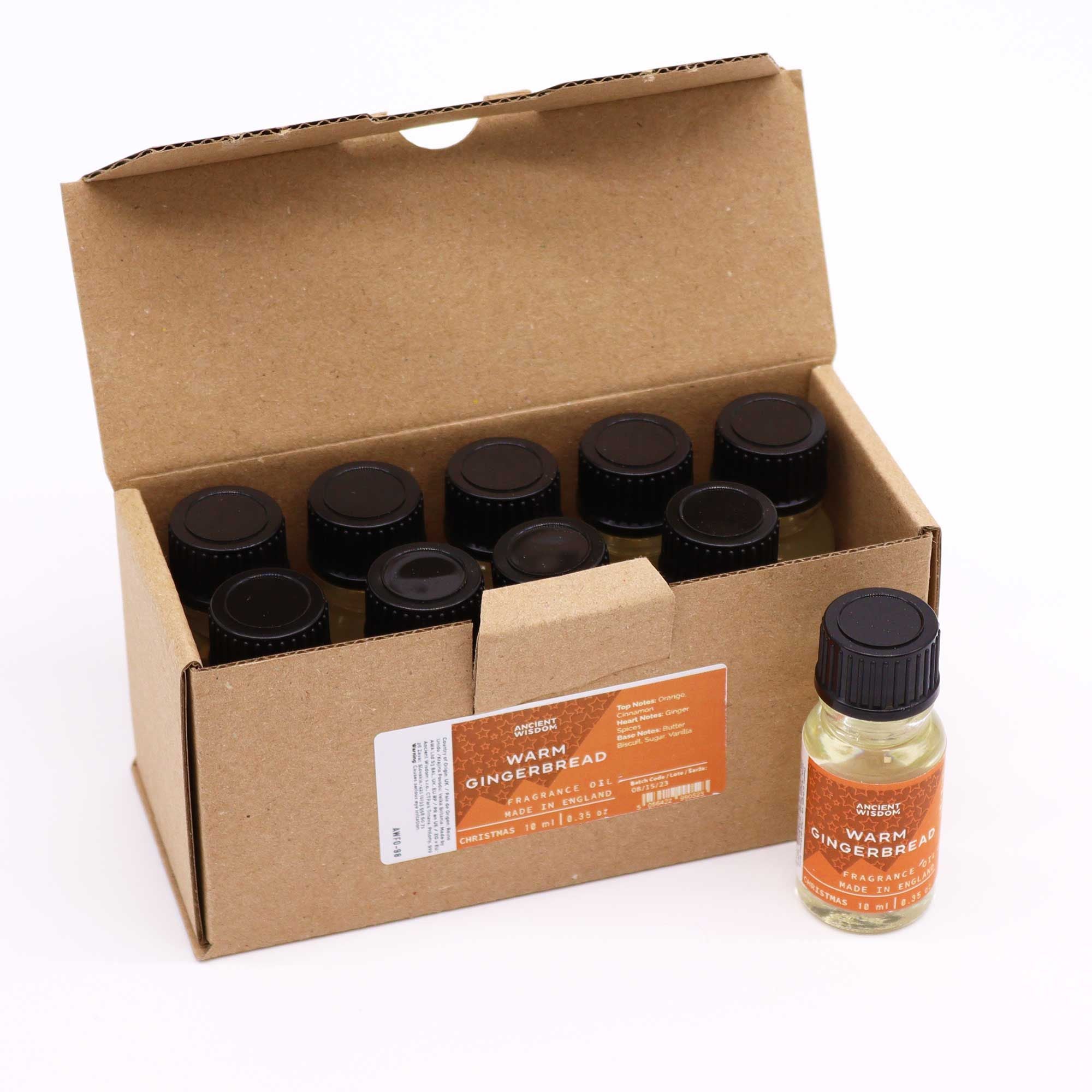 Aceite de Fragancia 10 ml - Galleta de Jengibre Caliente