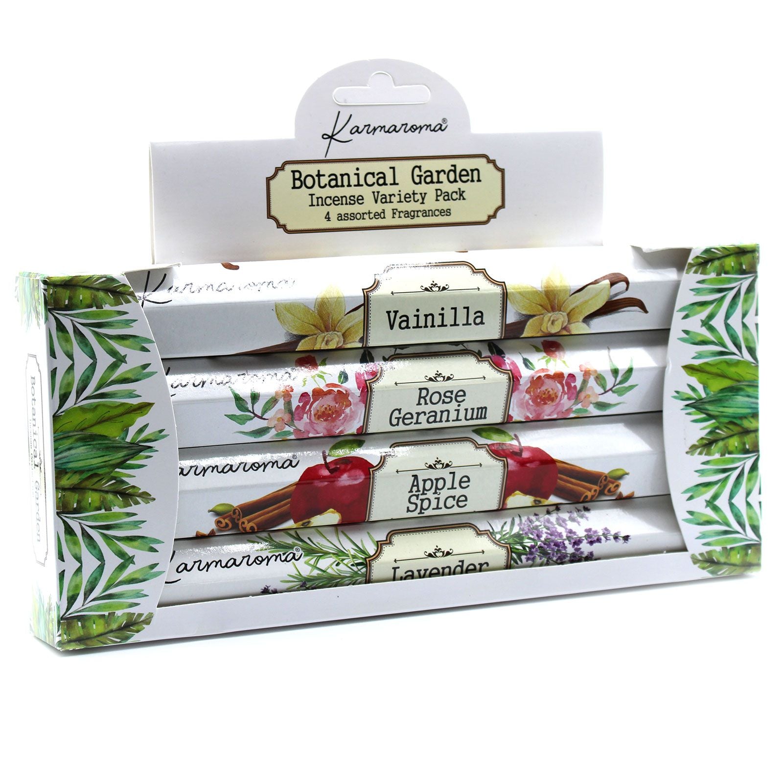 Set de regalo de incienso de jardín botánico - 4 fragancias surtidas