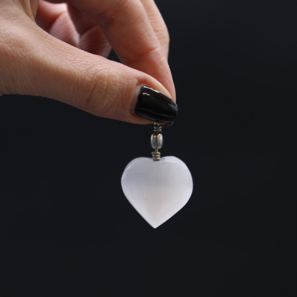Colgante Corazón Selenita