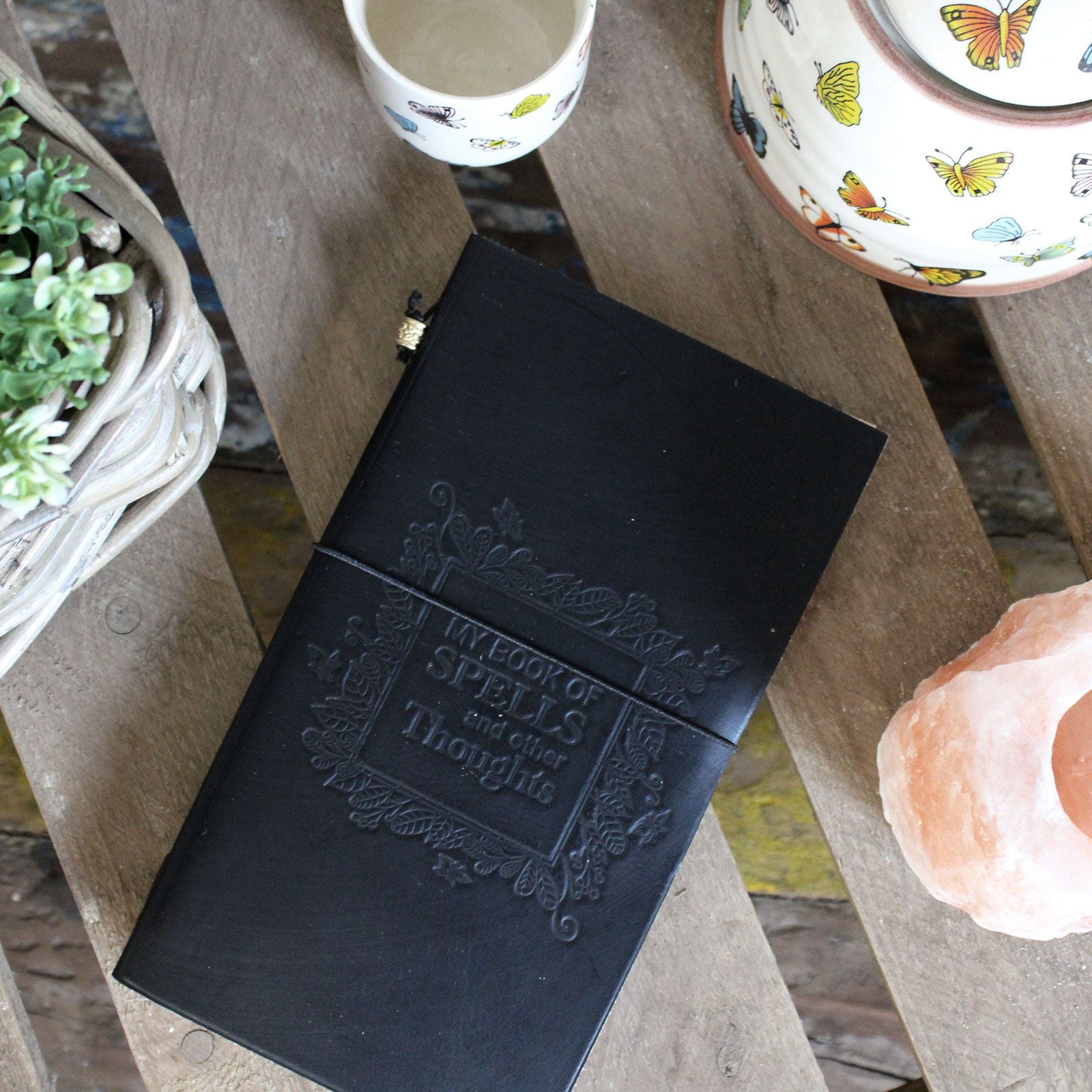 Diario de Cuero - My Book of Spells and other Thoughts - Negro