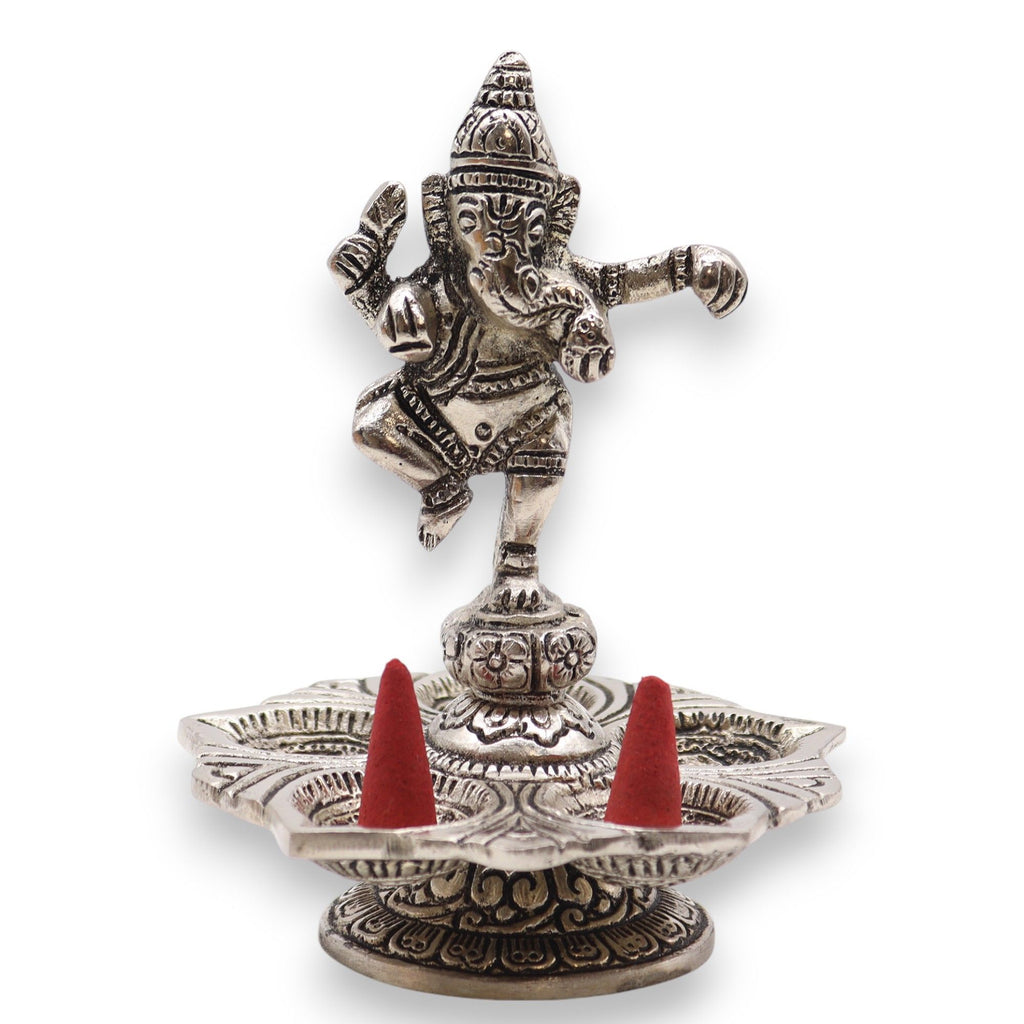 Porta-incienso Ganesha Danzante 14x10cm