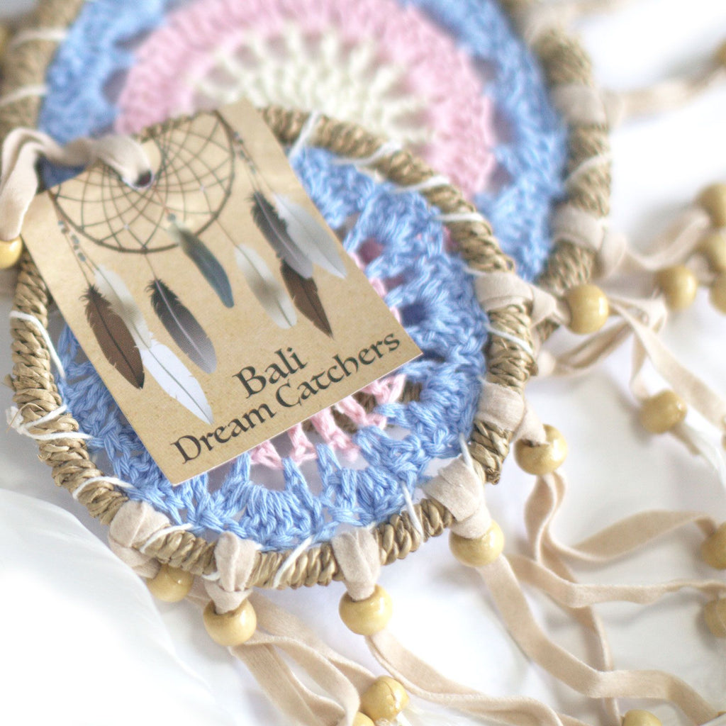 Atrapasueños-Macramé Rosa 16cm (Colores Surtidos)