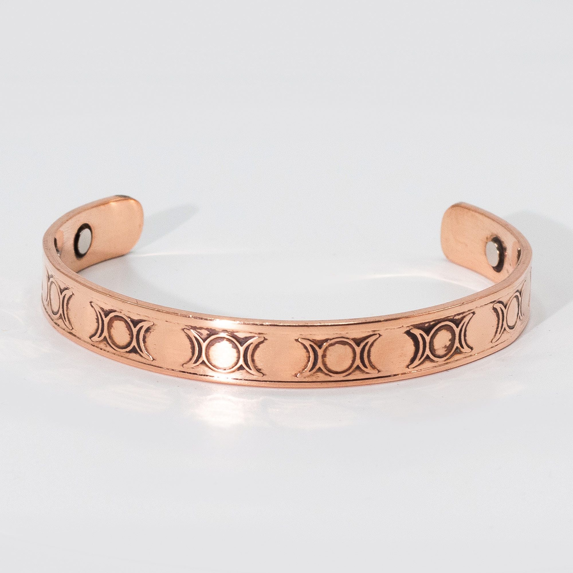 Pulseras Masculinas de Cobre Macizo con Imanes (surtidas)