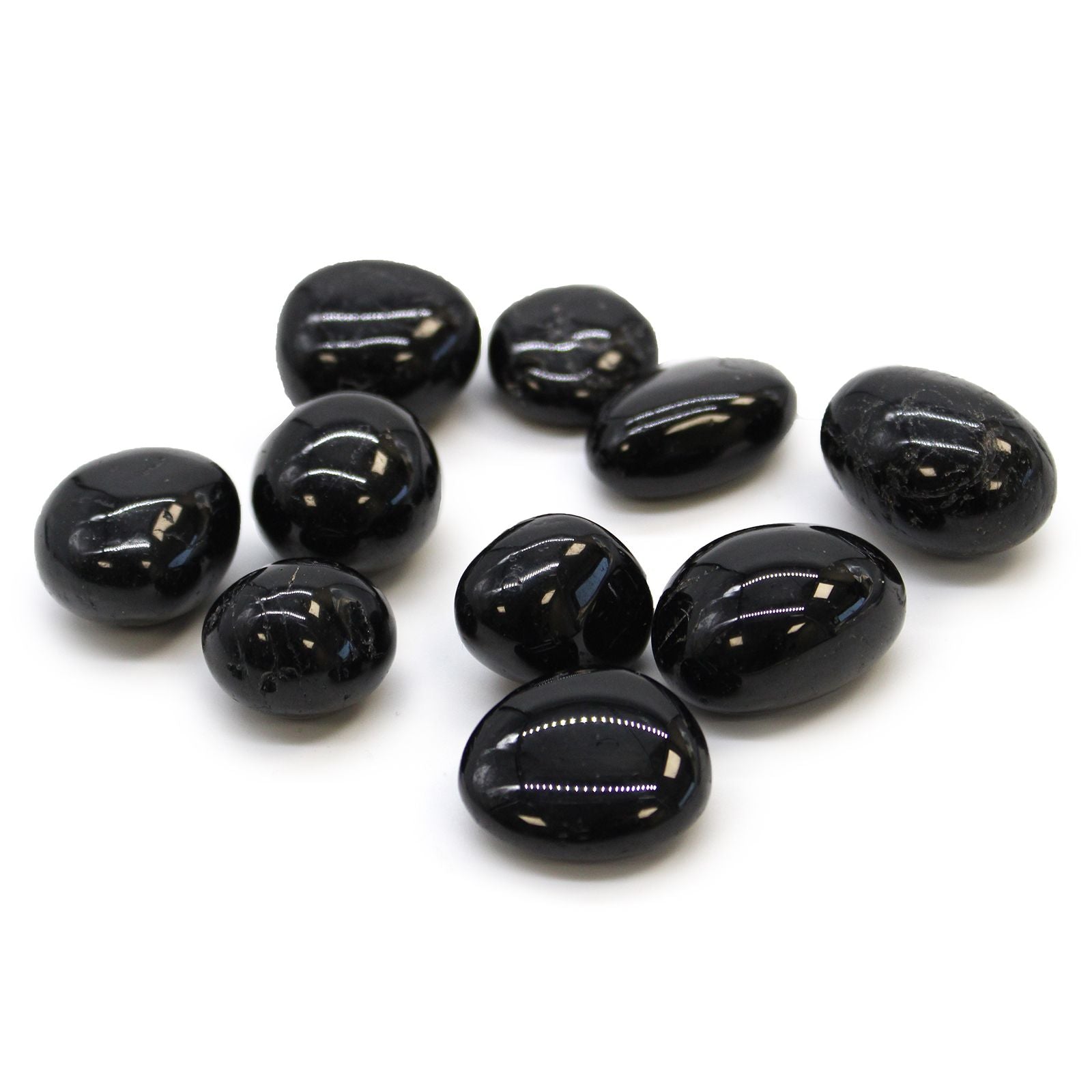 L Tumble Stones - Tourmalina Negra