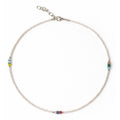 Collar nepalí de gemas extrafinas - Perla y cuentas talladas