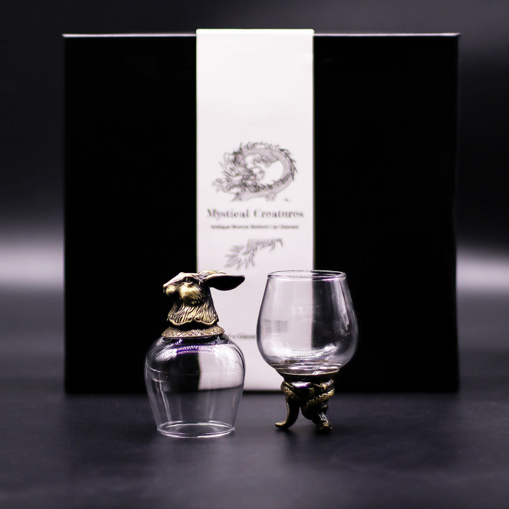 Set de regalo de 6 vasos (100 ml) - Criaturas Místicas - Bronce Antiguo