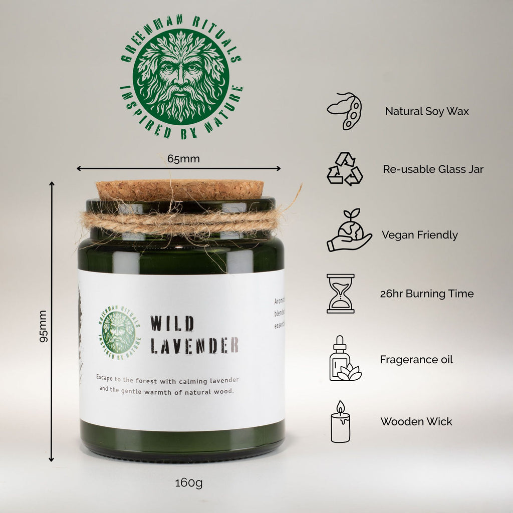 Vela de soja Greenman Woodwick - Vid Crepuscular