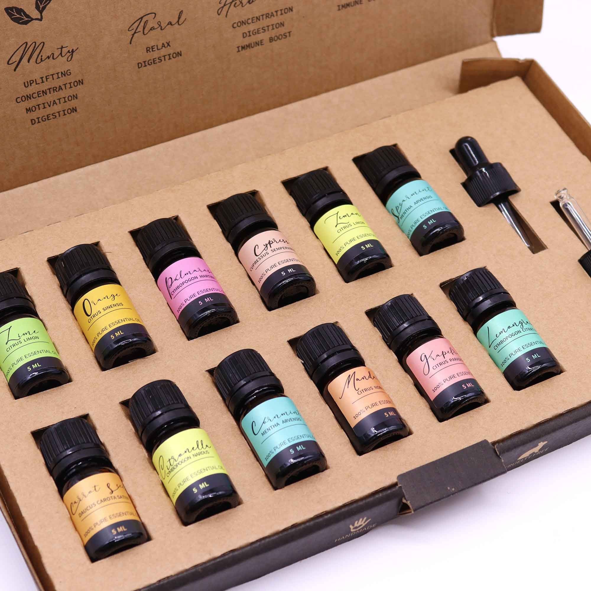 Set de aceites esenciales para aromaterapia - Verano