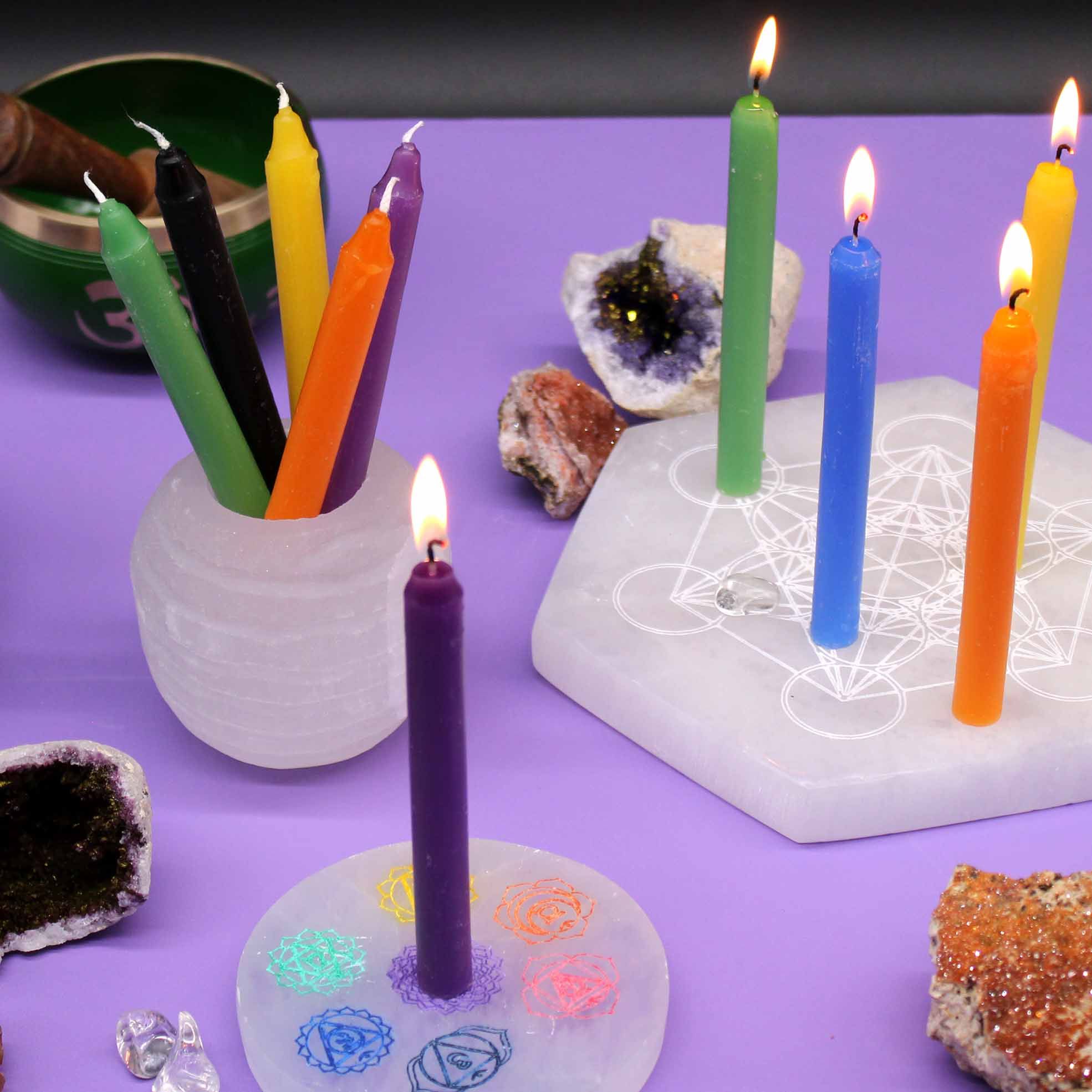 Conjunto de 10 velas - Protección