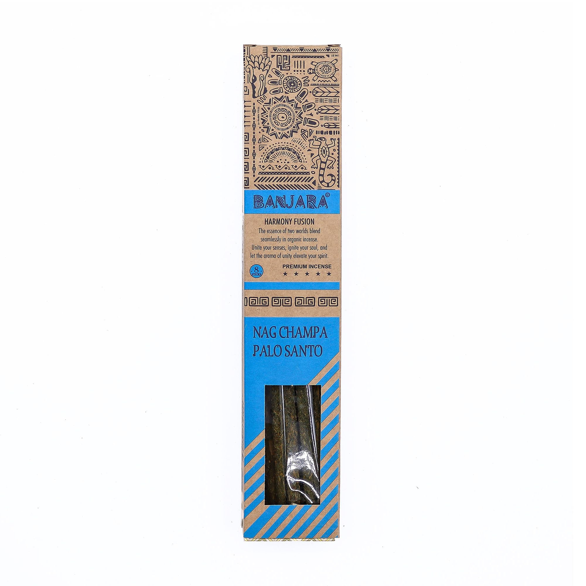 Banjara Palitos de Palo Santo para sahumar - Juego de 6 - Caja