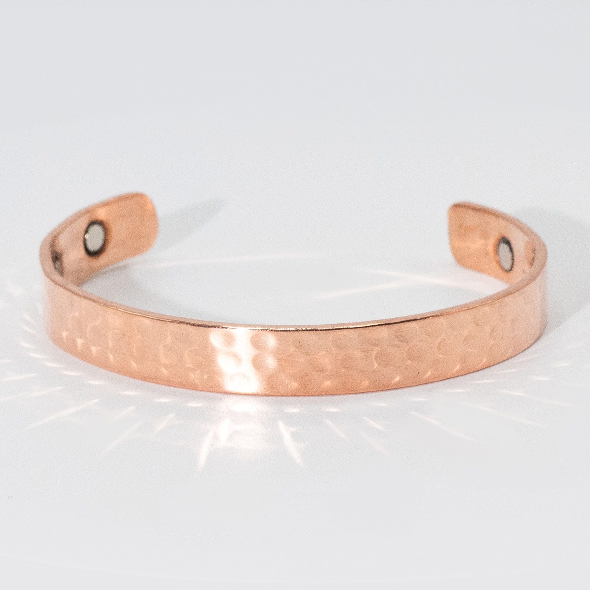 Pulseras Masculinas de Cobre Macizo con Imanes (surtidas)