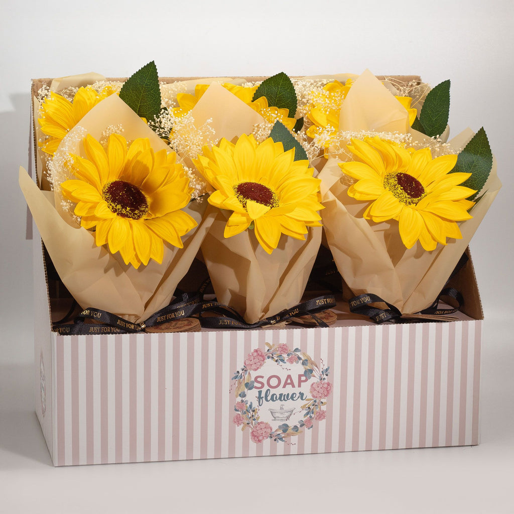 Flor de jabón - Girasol individual