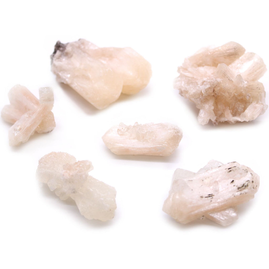 Combinación de Stilbite con Apophyllite 20-30mm