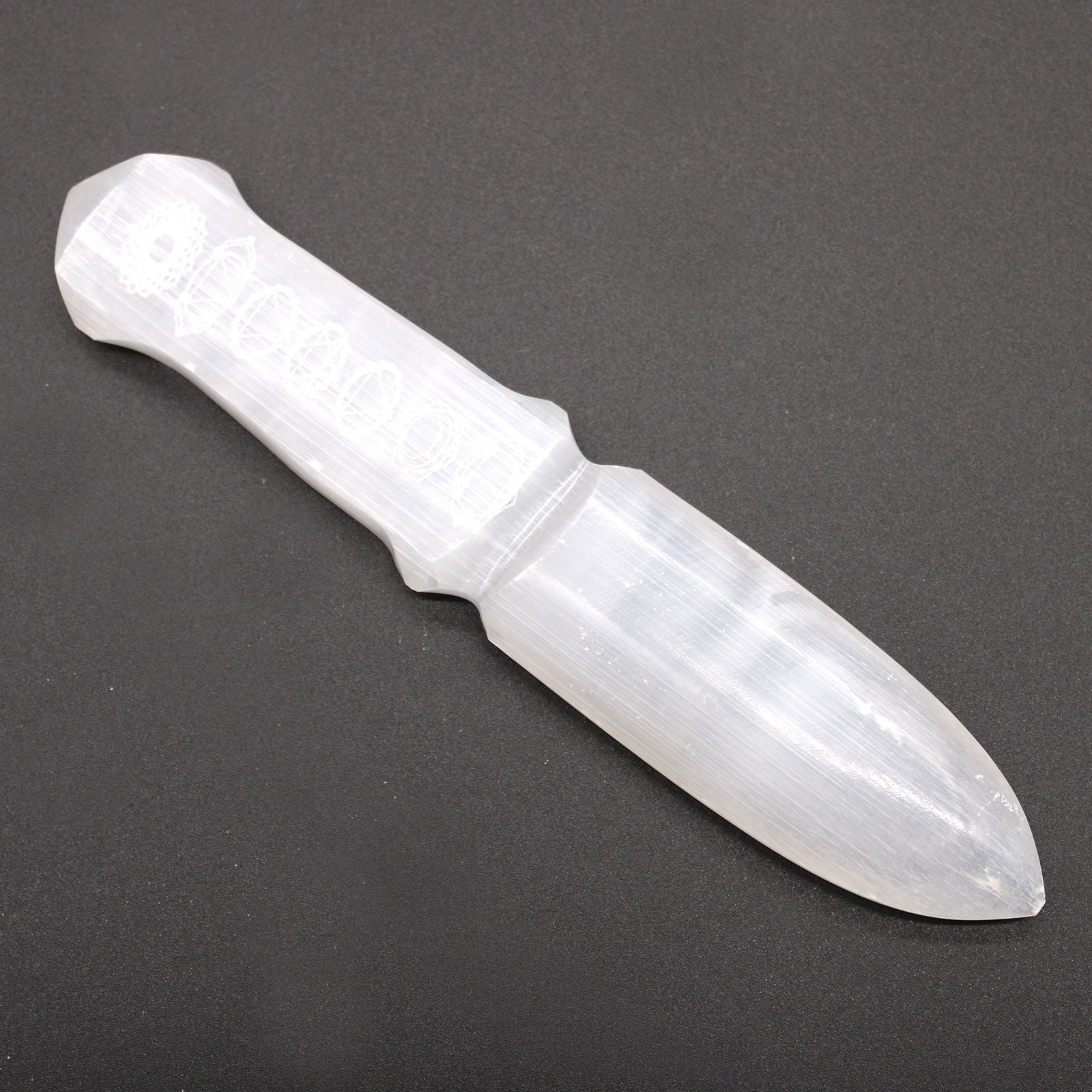 Cuchillo Ritual Selenita - Chakra