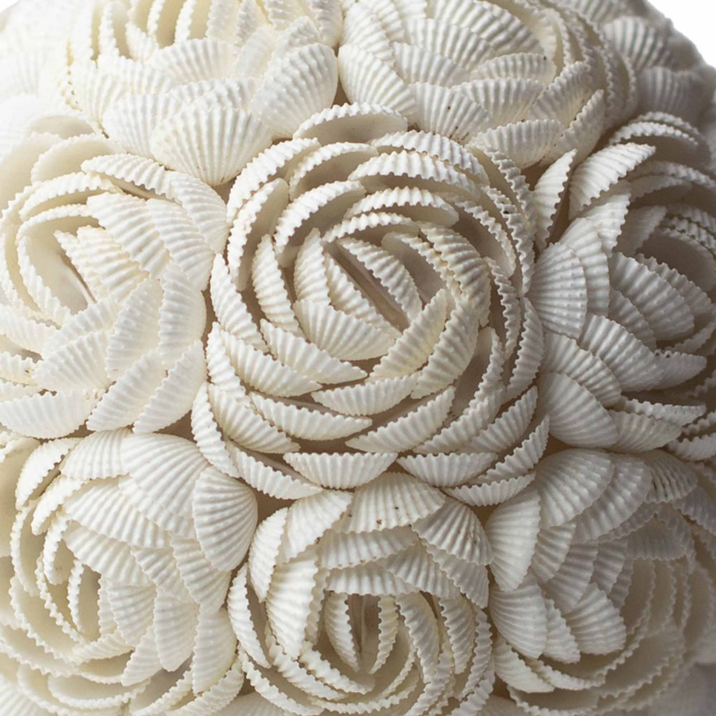 Lámpara Boho Sea Shell - Globo Rosa - 20cm