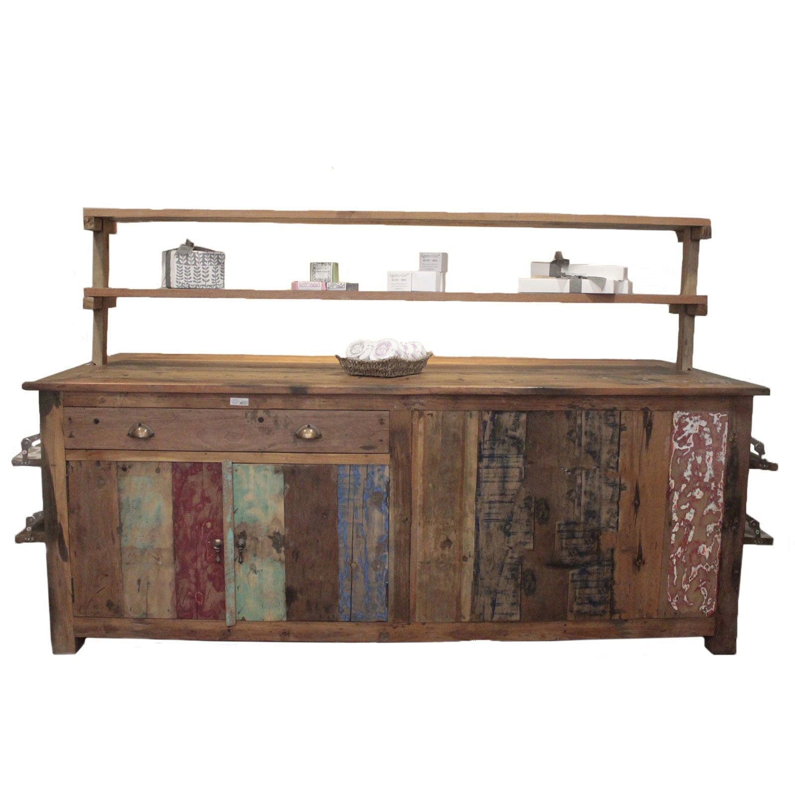 Mesa de exhibición central  207x97x80cm