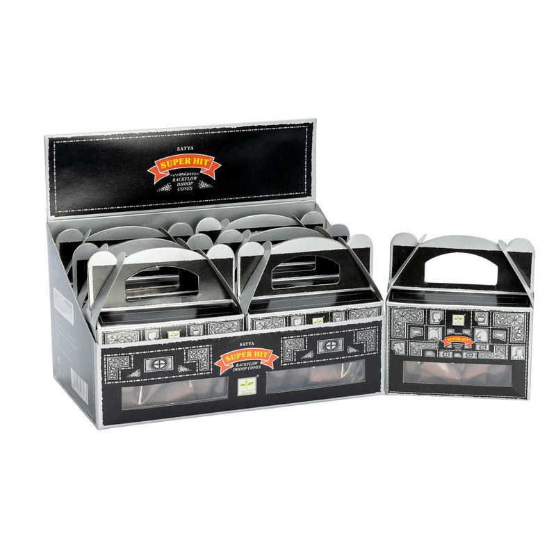 Caja de 24 Conos de Reflujo - Satya Super Hit