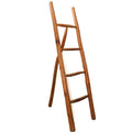 Gran escalera de teca - 1,5 m - Natural
